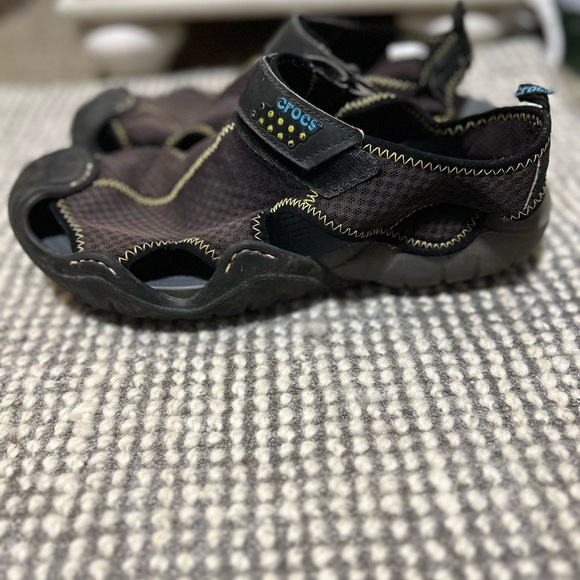 Crocs Swiftwater Mesh Deck Sandal Size 11 - Picture 3 of 6